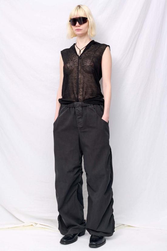  가브리엘라 콜 가먼츠 스트레이트 팬츠 267번 얇은 캔버스 드레이프 팬츠 - GABRIELA COLL GARMENTS