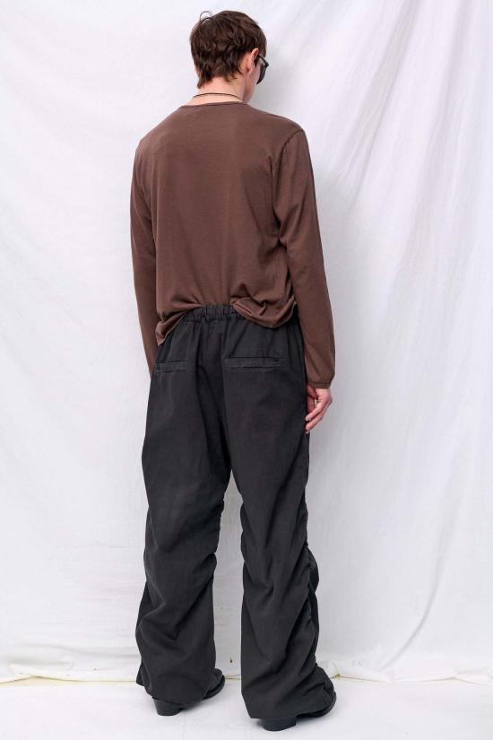  가브리엘라 콜 가먼츠 스트레이트 팬츠 267번 얇은 캔버스 드레이프 팬츠 - GABRIELA COLL GARMENTS