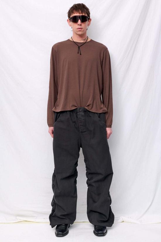 가브리엘라 콜 가먼츠 스트레이트 팬츠 267번 얇은 캔버스 드레이프 팬츠 - GABRIELA COLL GARMENTS