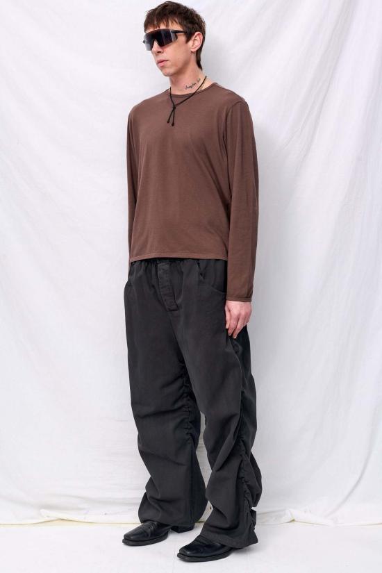 가브리엘라 콜 가먼츠 스트레이트 팬츠 267번 얇은 캔버스 드레이프 팬츠 - GABRIELA COLL GARMENTS