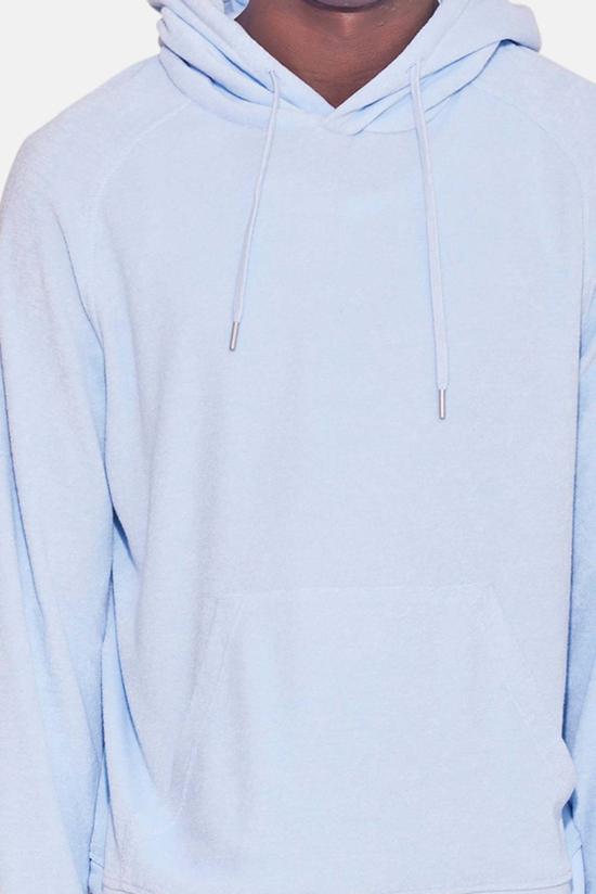  블루&크림 후드 티셔츠 BNCMSU24 84 BLUE - BLUE&CREAM