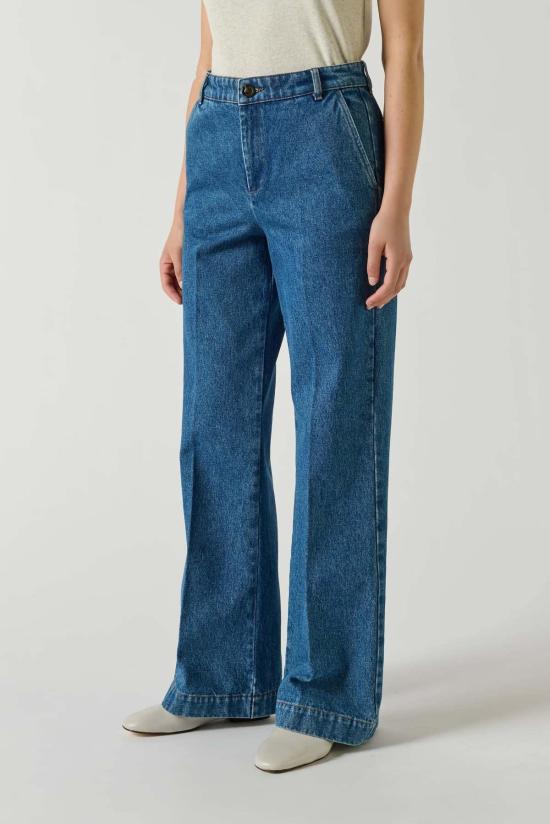  쉐르 데님 팬츠 Soeur California Jean Jeans 데님 블루 - SOEUR