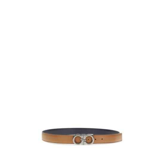 26FW 살바토레 페라가모 벨트 페라가모 송아지 가죽 보스 타우러스 레귤러 - SALVATORE FERRAGAMO