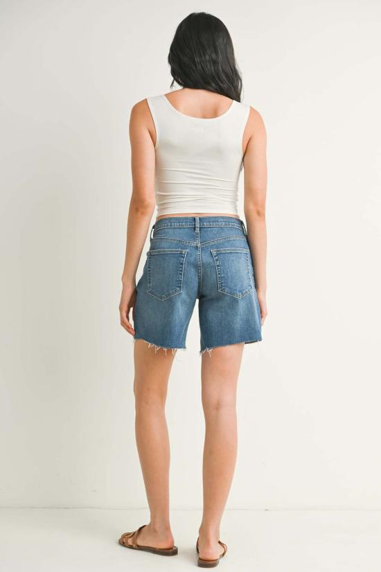  저스트 블랙 데님 데님 숏팬츠 BH490J WHITE - JUST BLACK DENIM