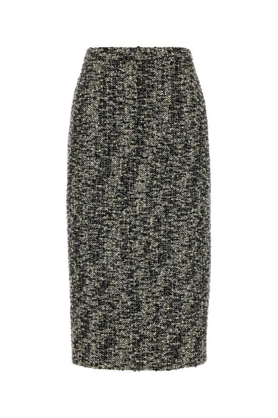  구찌 스커트 멀티컬러 부클레  블랙/화이트