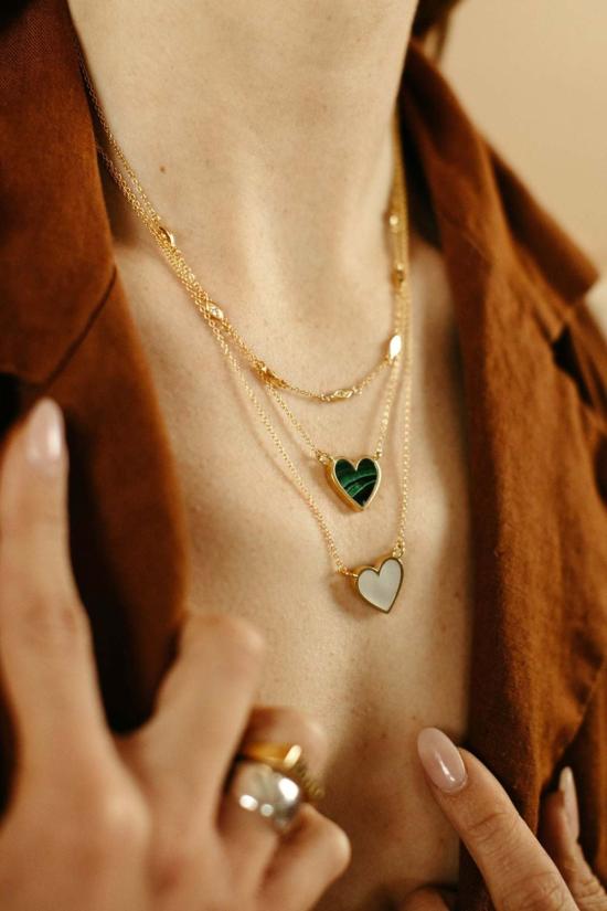  시에라 윈터 주얼리 목걸이/팬던트 키스멧 목걸이 골드 베르메일/화이트 토파즈 - SIERRA WINTER JEWELRY