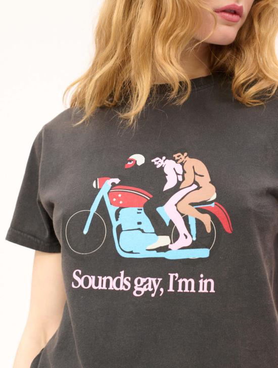  까르네 볼렌떼 반팔 티셔츠 Carne Bollente Sounds Gay We're In 티셔츠 - CARNE BOLLENTE