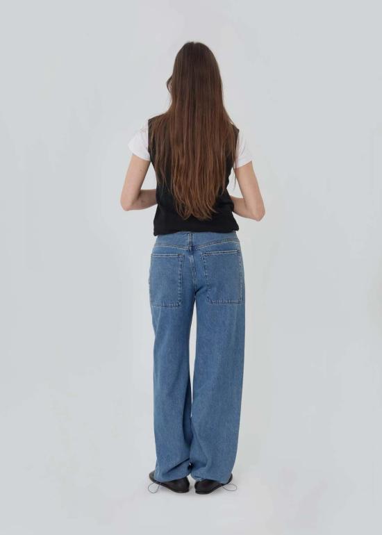  스틸히어 데님 팬츠 스틸 히어 뉴욕 스포츠 진 - STILL HERE
