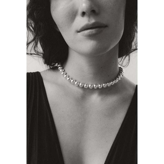  마슬로 주얼리 목걸이/팬던트 Maslo 주얼리 실버 세나 목걸이 - MASLO JEWELRY