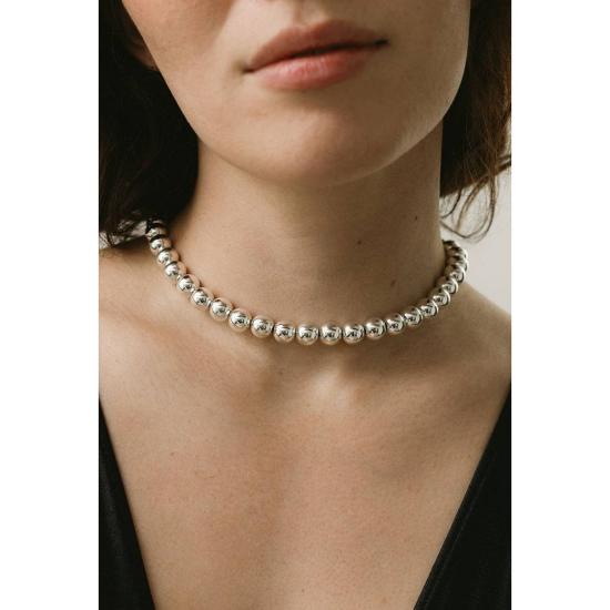  마슬로 주얼리 목걸이/팬던트 Maslo 주얼리 실버 세나 목걸이 - MASLO JEWELRY