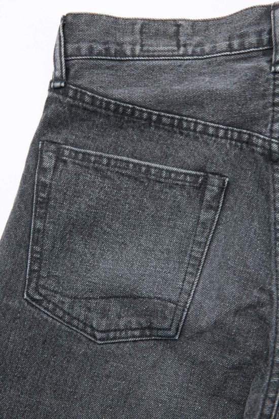  오어슬로우 데님 팬츠 Orslow 107 아이비핏 슬림진 블랙 데님 스톤 - ORSLOW