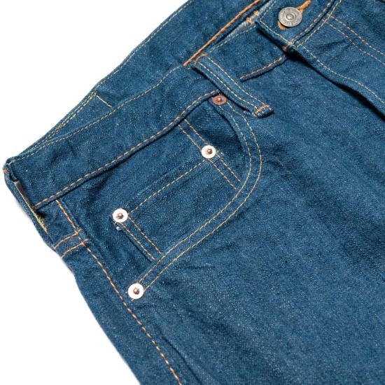  퓨어 블루 재팬 데님 팬츠 Gre 003 레귤러 스트레이트 14oz 셀비지 데님 진 그린캐스트 인디고 - PURE BLUE JAPAN