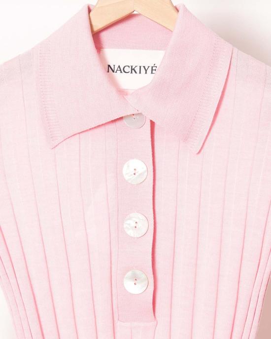  나키예 폴로 티셔츠 슈가맨 폴로 로즈 폴로 - NACKIYE