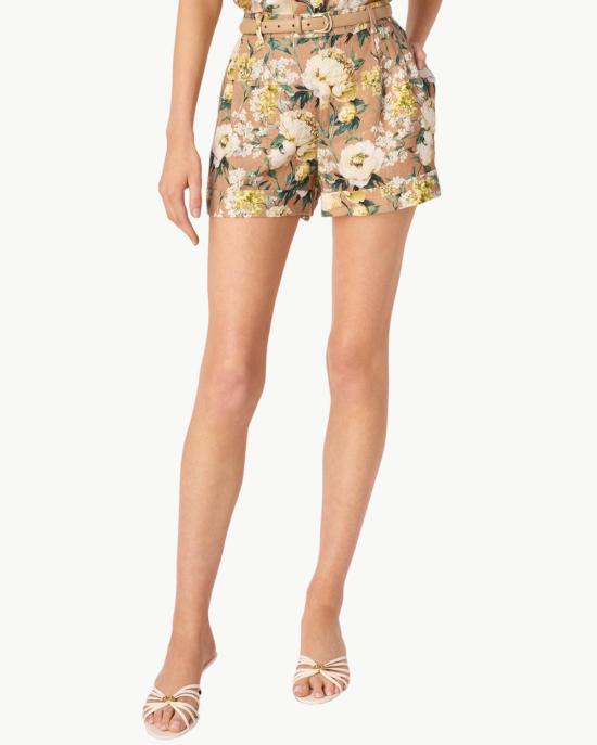  카미 뉴욕 숏팬츠 카미 NYC 라비 린넨 숏 모닝 플러리쉬 - CAMI NYC