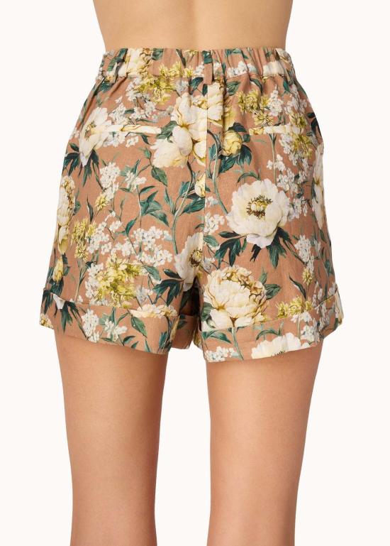  카미 뉴욕 숏팬츠 카미 NYC 라비 린넨 숏 모닝 플러리쉬 - CAMI NYC