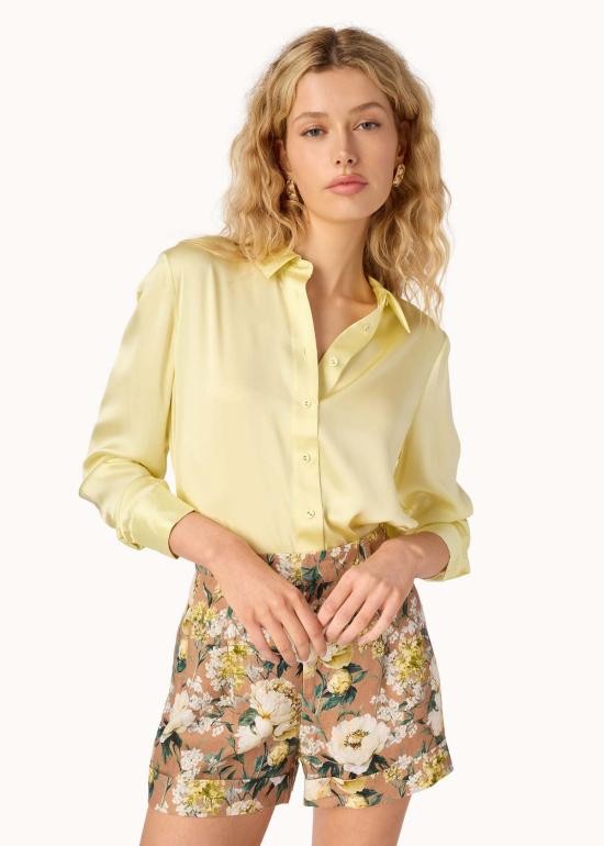  카미 뉴욕 숏팬츠 카미 NYC 라비 린넨 숏 모닝 플러리쉬 - CAMI NYC