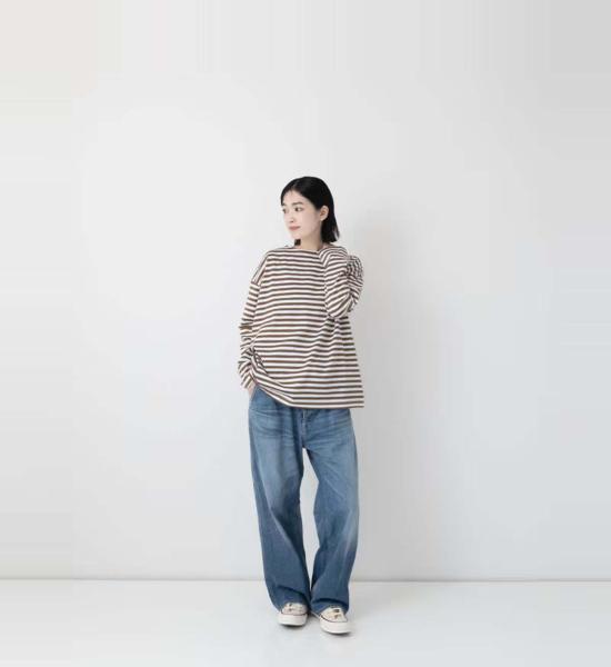  Véritécoeur 데님 팬츠 스트레이트 데님 워크 팬츠 - OTHER BRANDS