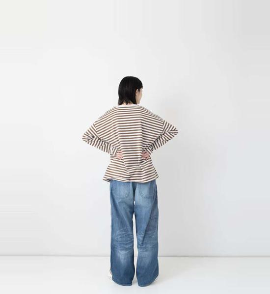  Véritécoeur 데님 팬츠 스트레이트 데님 워크 팬츠 - OTHER BRANDS