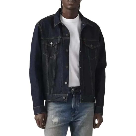  리바이스 데님 자켓 트러커 재킷 워시 잇 아웃 린지 - LEVI'S
