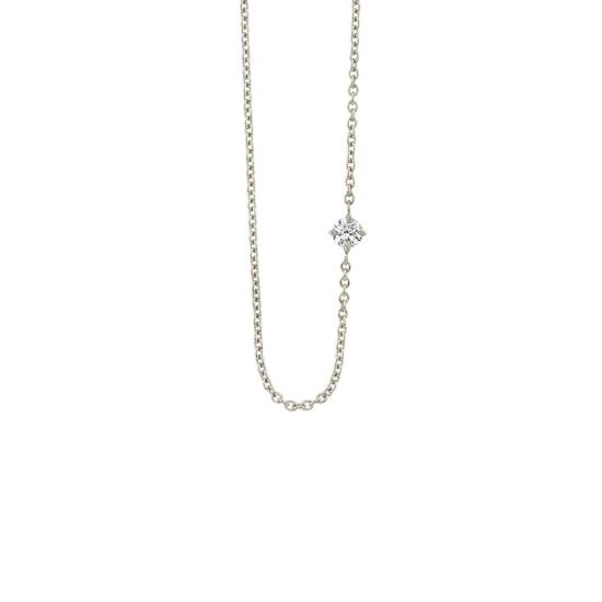  리지 맨들러 파인 주얼리 목걸이/팬던트 화이트 다이아몬드 플로팅 네크리스 목걸이 - LIZZI MANDLER FINE JEWELRY