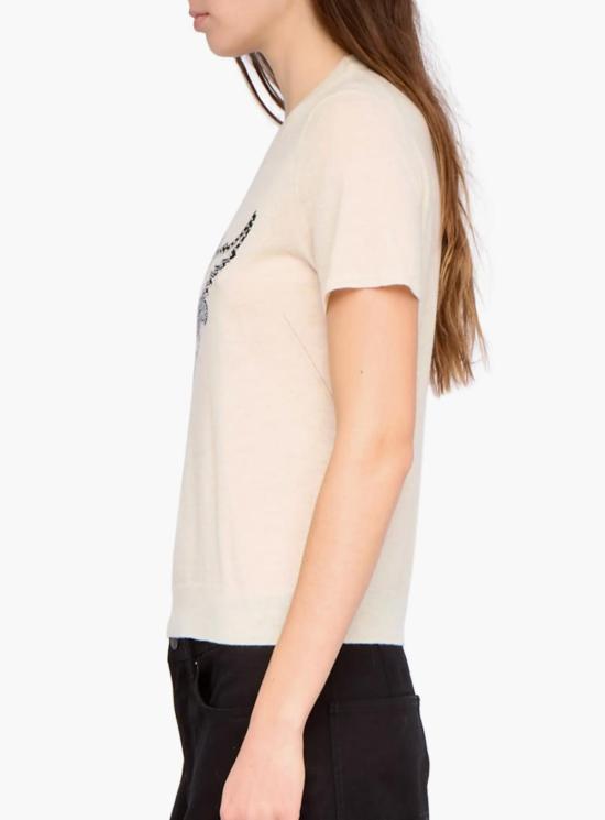  자딕앤볼테르 스웨터 이달 에어로 하트 캐시미어  에그쉘 - ZADIG & VOLTAIRE