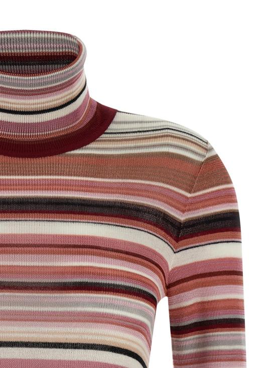  미소니 터틀넥 미쏘니 멀티컬러 비스코스 - MISSONI