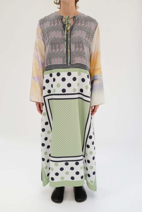  Bettina Bakdal 롱 원피스 베티나 바크달 키르스텐 드레스 도트 & 스트라이프 - OTHER BRANDS
