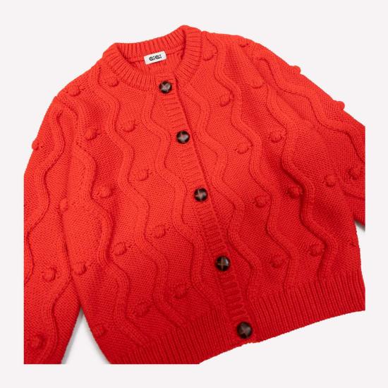  지지 니트웨어 가디건 Gigi 니트웨어 버블 카디건 미니 - GIGI KNITWEAR