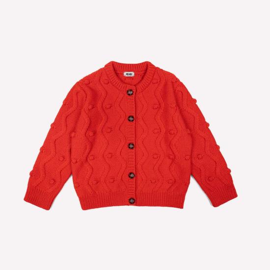  지지 니트웨어 가디건 Gigi 니트웨어 버블 카디건 미니 - GIGI KNITWEAR