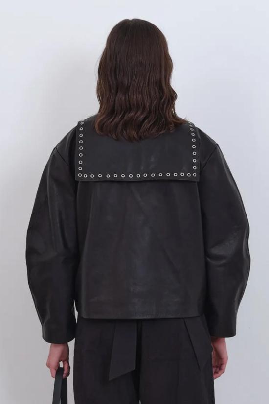  코울리 스튜디오 자켓 Cawley Studio Ellie Eyelet 재킷 블랙 - CAWLEY STUDIO