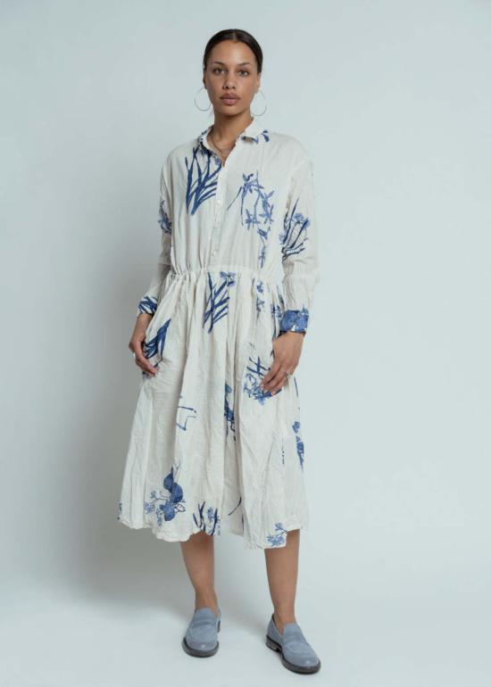  파드칼레 원피스 Pas De Calais 자포니즘 플라워 프린트 드레스 아이보리 - PAS DE CALAIS