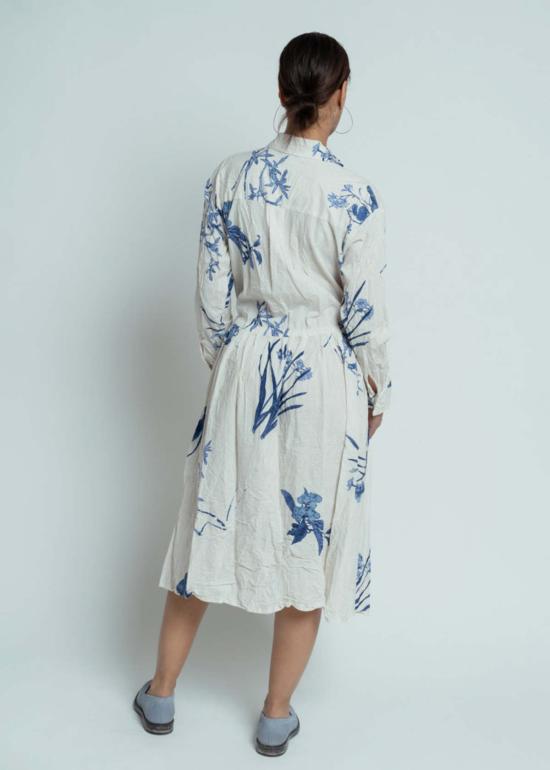  파드칼레 원피스 Pas De Calais 자포니즘 플라워 프린트 드레스 아이보리 - PAS DE CALAIS