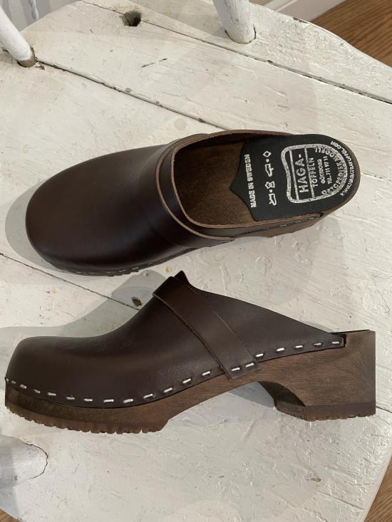 Haga Toffeln 뮬/슬리퍼 스웨덴 나막신 Brun - OTHER BRANDS