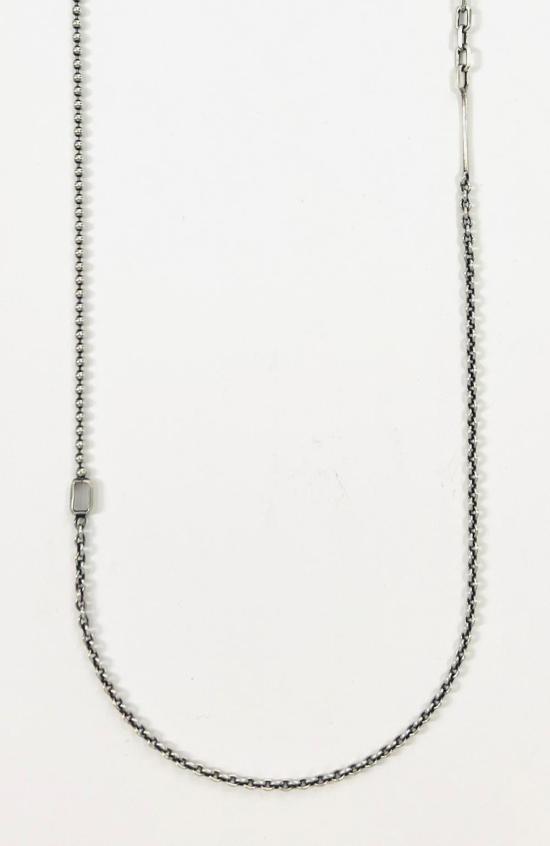  타이틀 오브 워크 네크리스 작품 제목: 믹스 체인 목걸이 / 18K 반지 211 - TITLE OF WORK