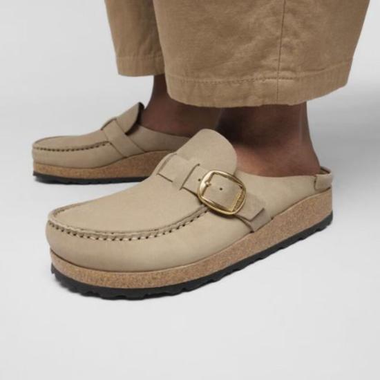  버켄스탁 뮬/슬리퍼 버클리 오일드 레더 클로그 토바코 브라운 - BIRKENSTOCK