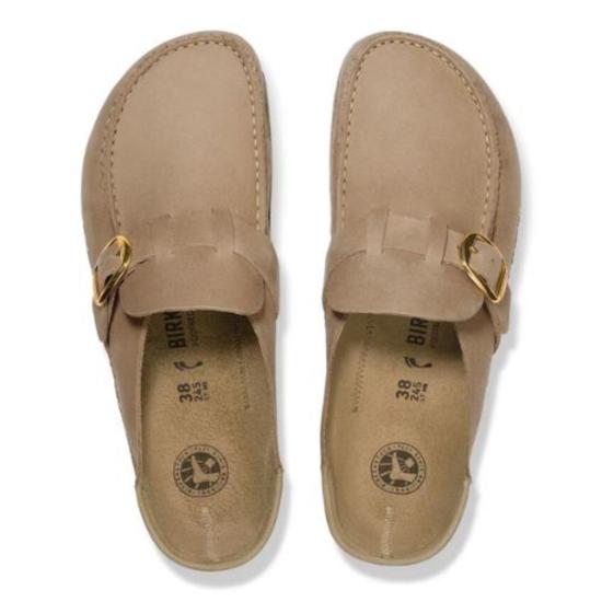  버켄스탁 뮬/슬리퍼 버클리 오일드 레더 클로그 토바코 브라운 - BIRKENSTOCK