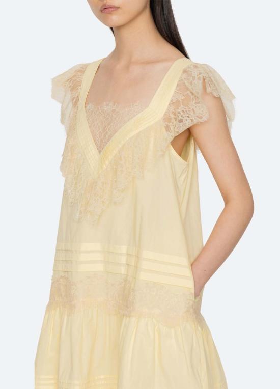  씨뉴욕 롱 원피스 PF26 033 YELLOW - SEA NY