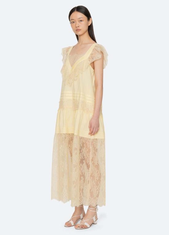  씨뉴욕 롱 원피스 PF26 033 YELLOW - SEA NY