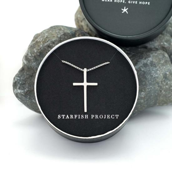  스타피쉬 프로젝트 목걸이/팬던트 클래식 십자가 목걸이 - STARFISH PROJECT