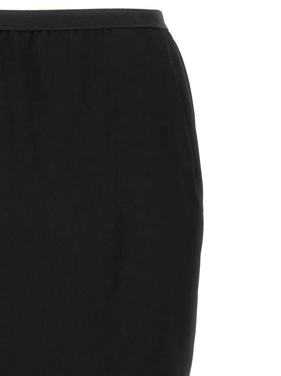 릭 오웬스 롱 스커트 소프트 필러 롱 미니 스커트 - RICK OWENS