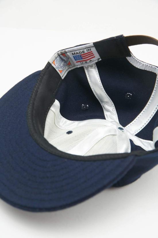  토템 브랜드 컴퍼니 볼캡 Totem Brand Co. X Ebbets 캡 네이비/레드 울 - TOTEM BRAND CO.