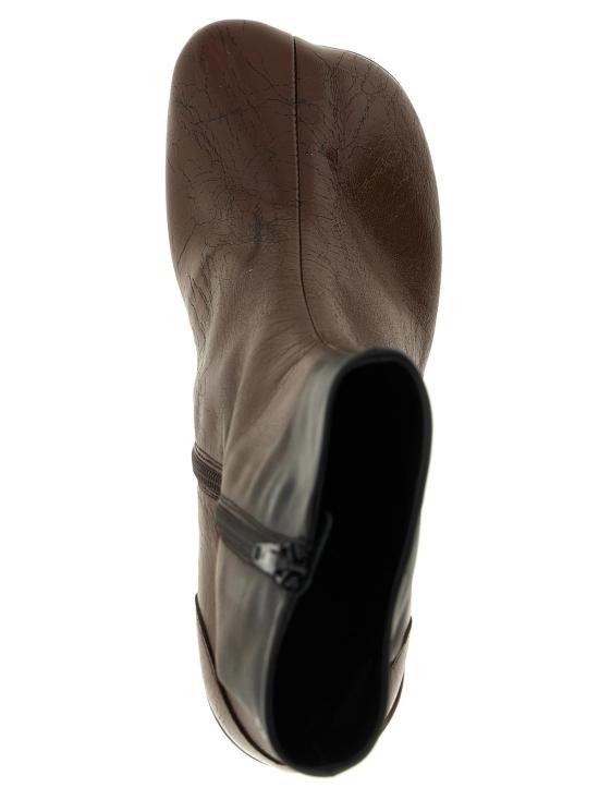  MM6 메종마르지엘라 부츠 Mm6 Maison Margiela 램스킨 앵클 - MM6 MAISON MARGIELA