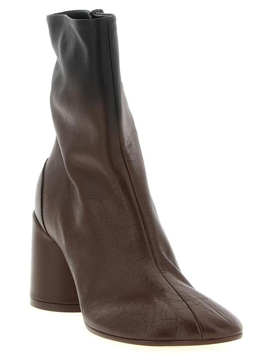  MM6 메종마르지엘라 부츠 Mm6 Maison Margiela 램스킨 앵클 - MM6 MAISON MARGIELA
