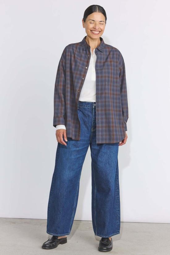  Véritécoeur 셔츠 옴브레 체크 셔츠 - OTHER BRANDS