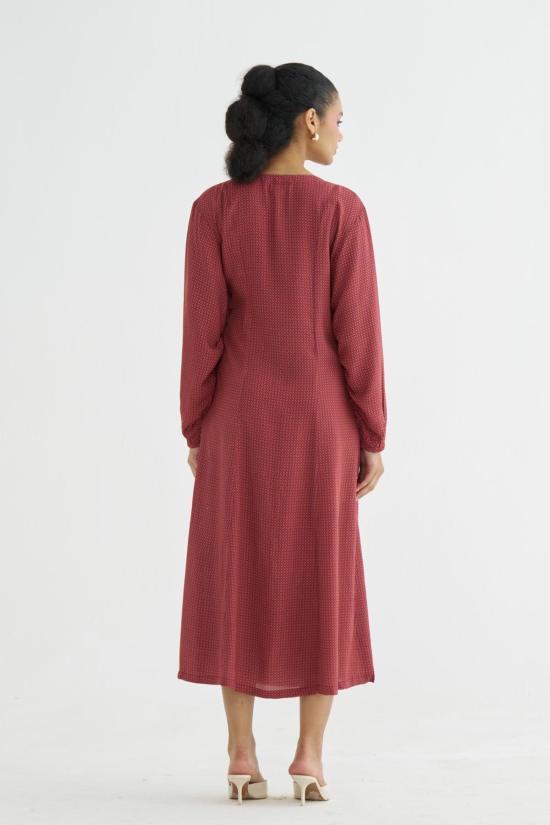  메종 칼라 롱 원피스 Maison Qala Spice Reverie 미디 드레스 - MAISON QALA