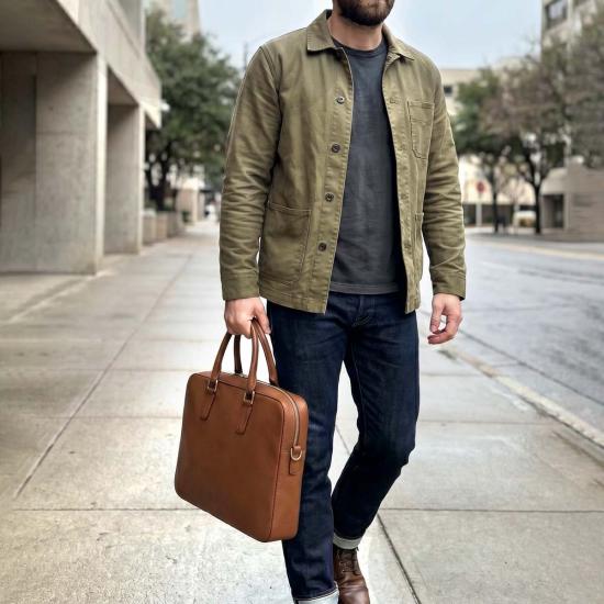  터스크 브리프케이스 LB 9906 BROWN - TUSK