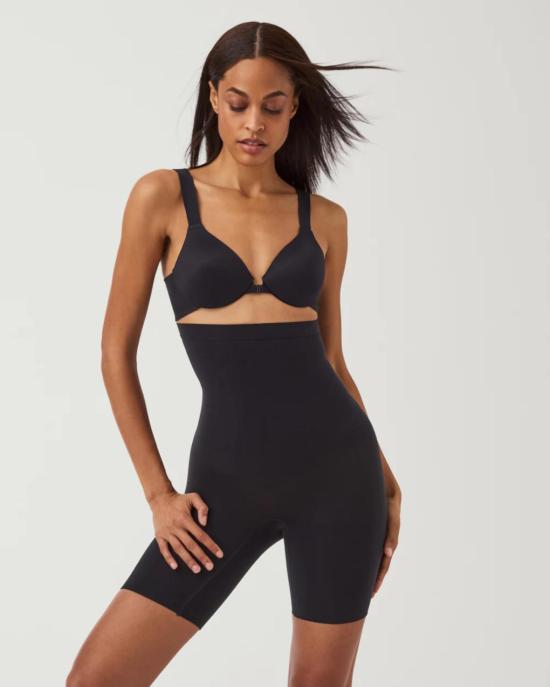  스팽스 라운지 웨어 하이 파워 쇼츠 베리 블랙 - SPANX