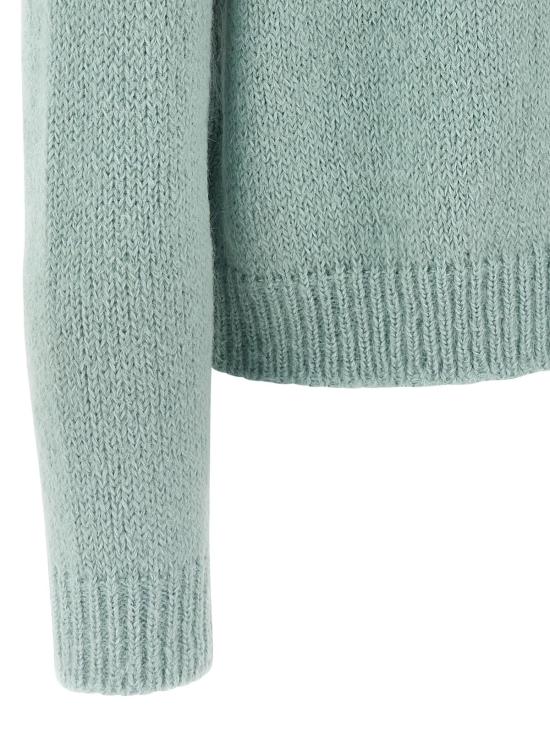  질샌더 스웨터 질 샌더 알파카 울 블렌드  블루 - JIL SANDER