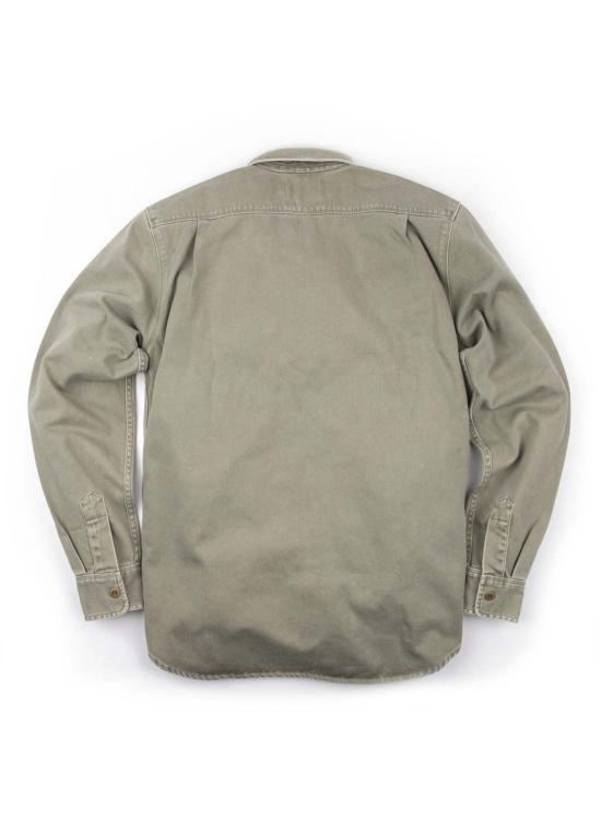  프리노트 클로스 셔츠 프리노트 천 소재 유틸리티  올리브색 - FREENOTE CLOTH