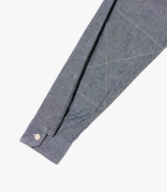  엔지니어드가먼츠 긴팔 셔츠 엔지니어드 가먼츠 작업 셔츠 코튼 샴브레이 - ENGINEERED GARMENTS